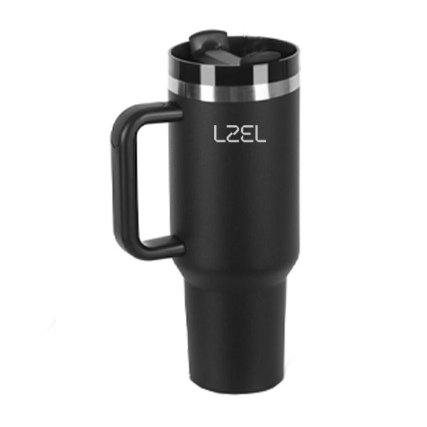 LZEL Tumbler With Handle 800ML Aqua Pure Vacuum Insulated | Black