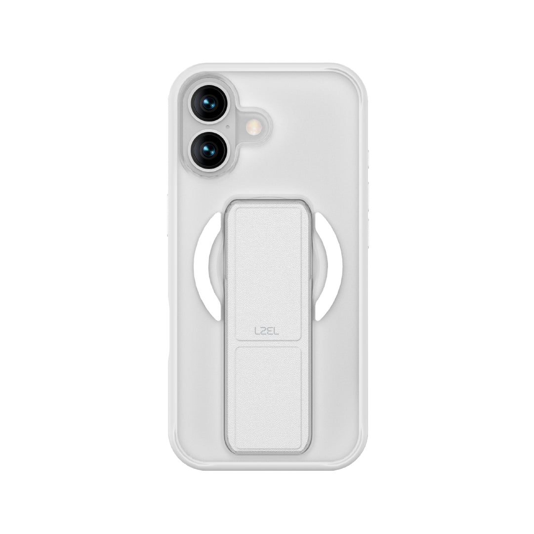 LZEL Magsynto Strap Case for iPhone 17 | White