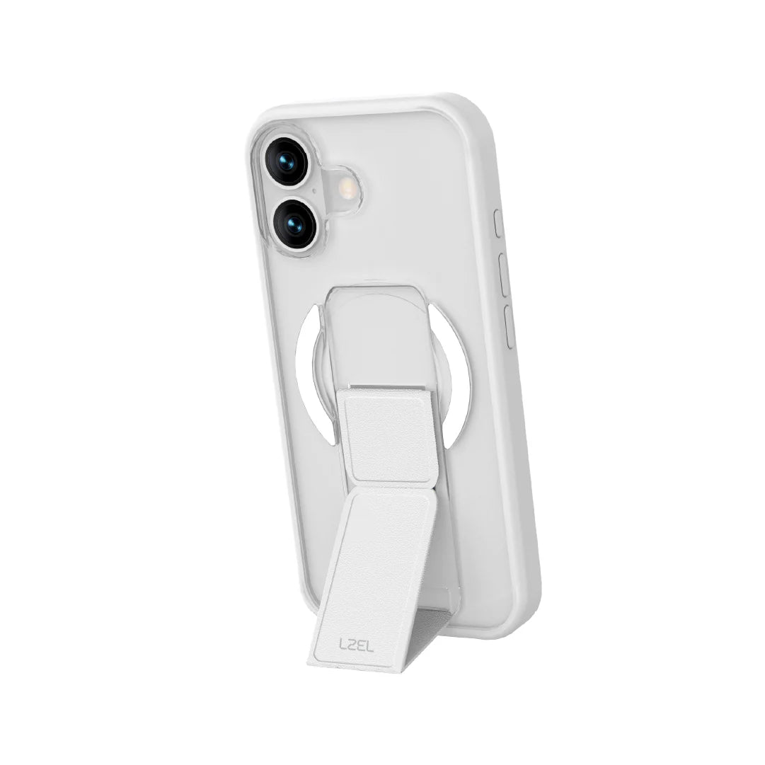LZEL Magsynto Strap Case for iPhone 17 | White