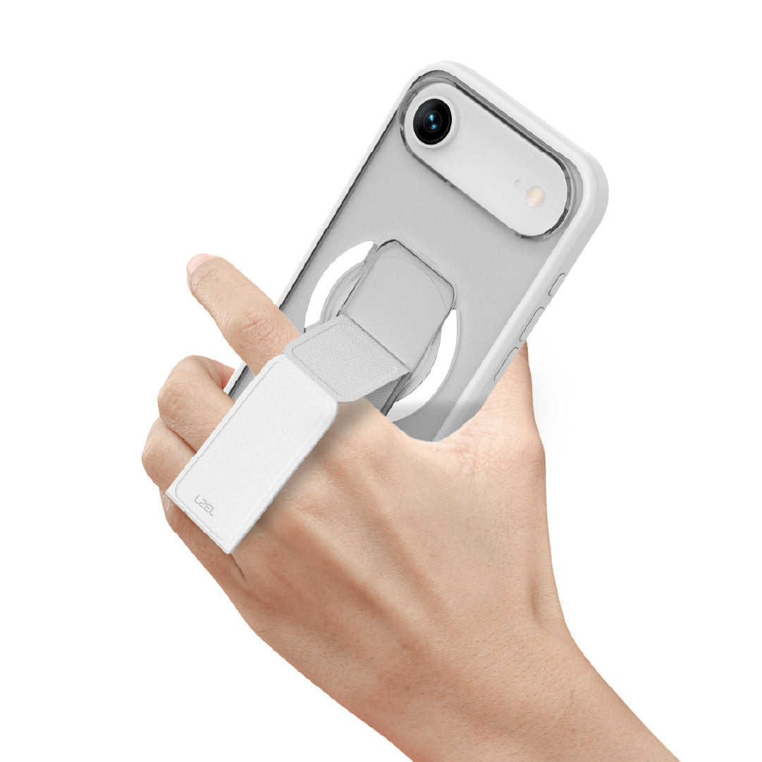 كڤر حماية LZEL Magsynto Strap لهاتف iPhone Air | أبيض