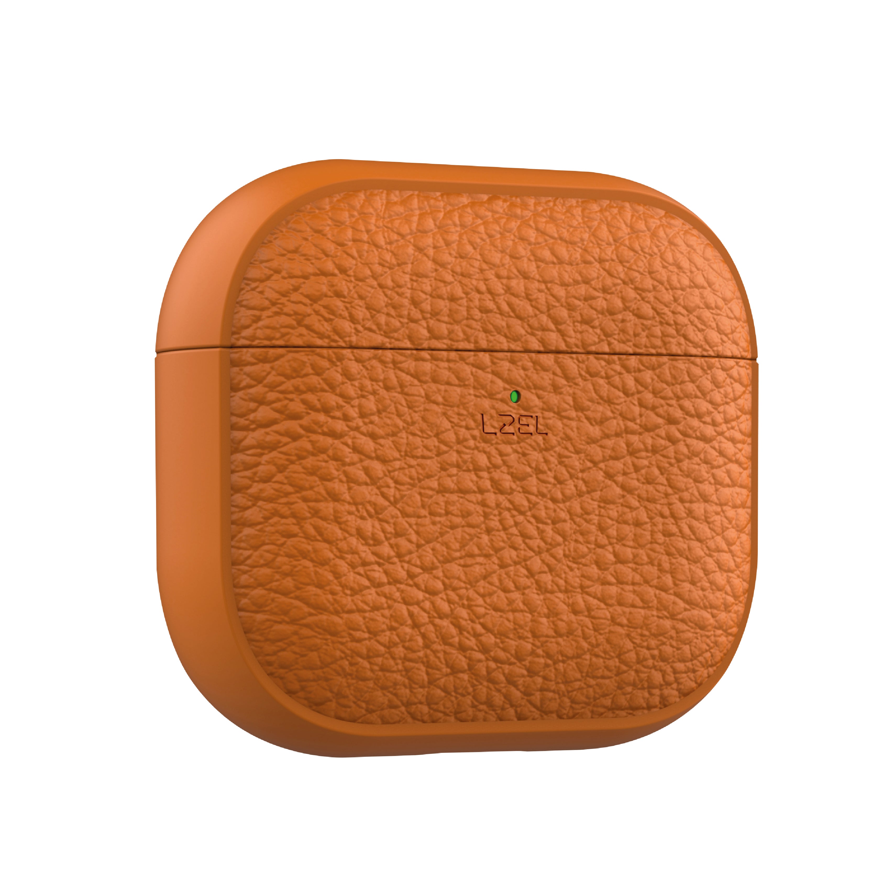 LZEL Airpods 4 Aurum Guard Premium TPU Leather Case | Brown