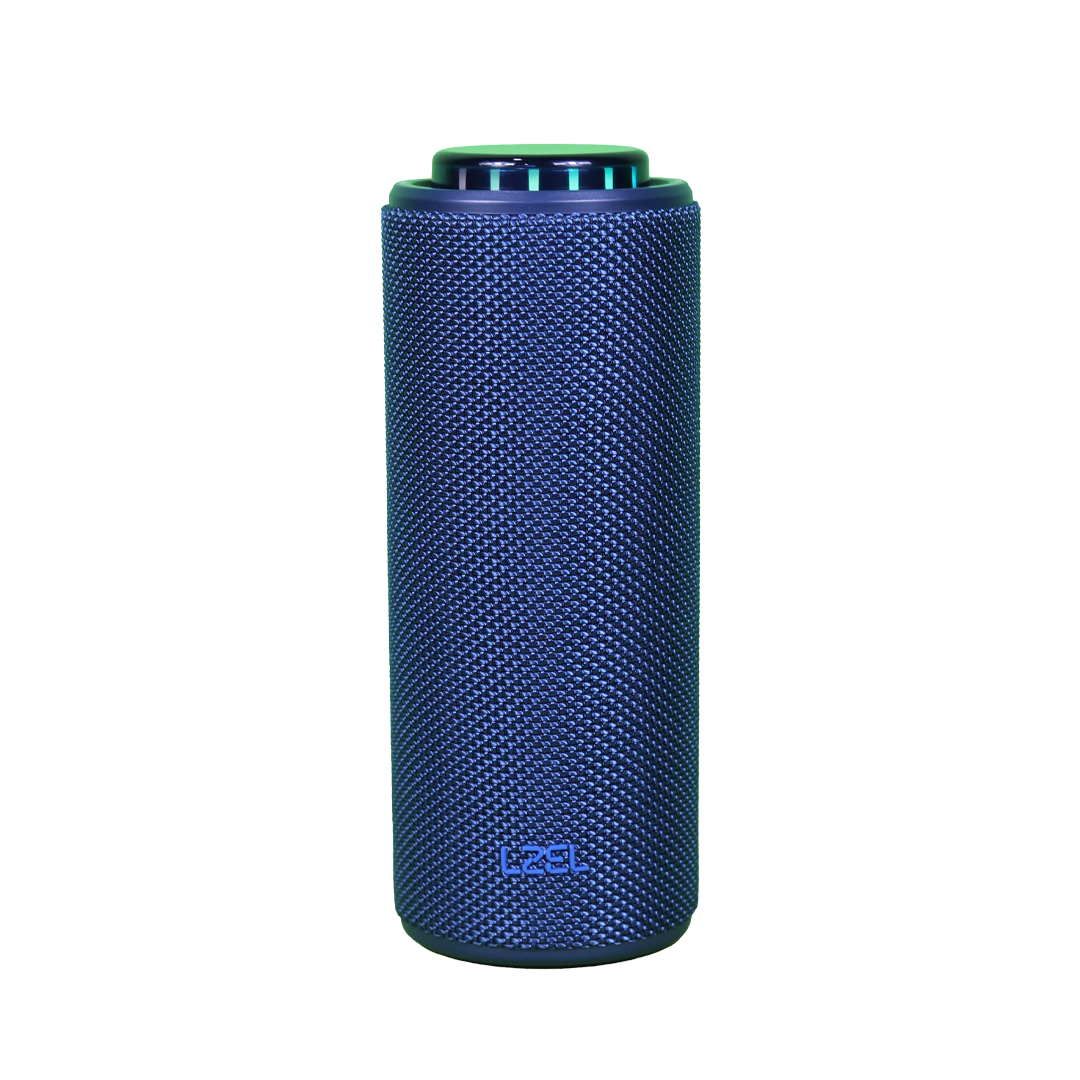 LZEL Aquilasonus Elite Waterproof Portable Bluetooth Speaker With Vibe Lights | Blue