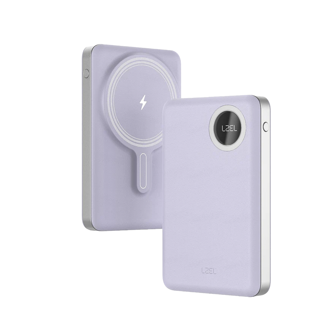 LZEL Novus MagPower 10,000mAh PD MagSafe Power Bank 20W USB-C | Purple