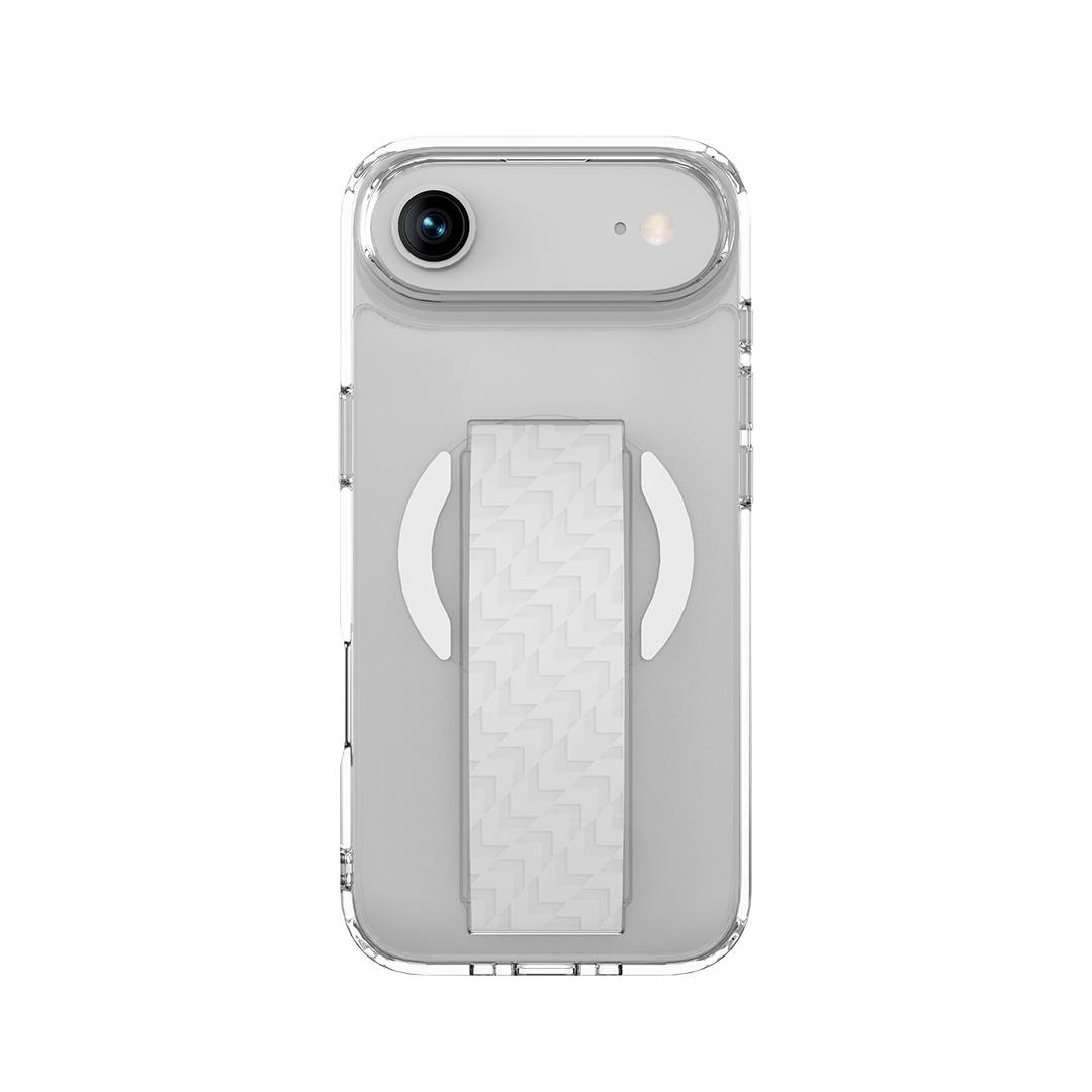 LZEL Magnexa Grip Case for iPhone Air | White