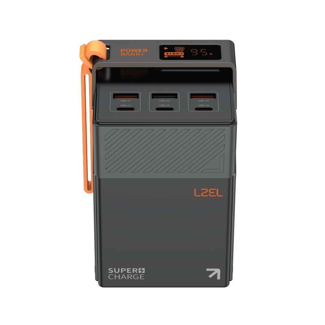 LZEL ZenoFlex UltraCore 50 50000mAh PD Fast Charging Power Bank | Black