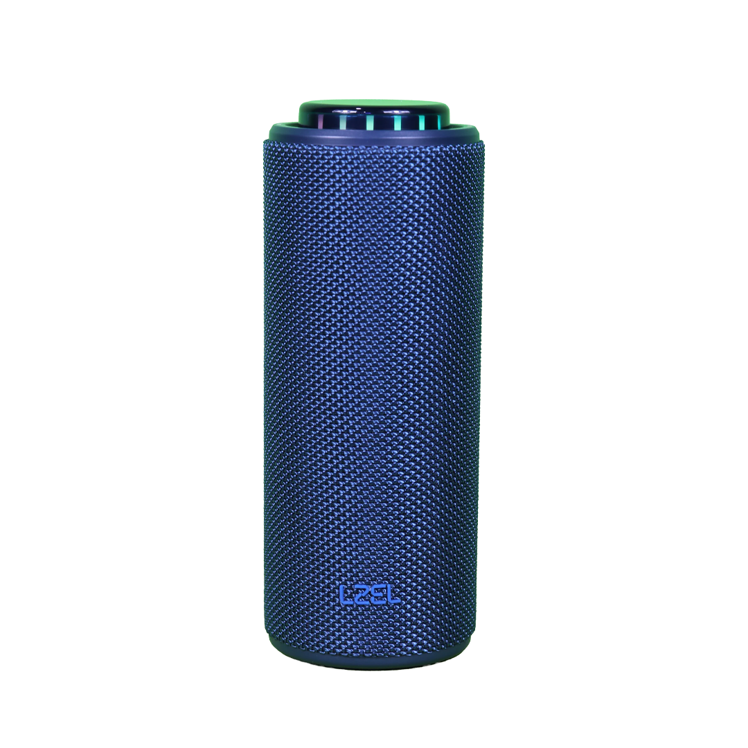 LZEL Aquilasonus Elite Waterproof Portable Bluetooth Speaker With Vibe Lights | Blue