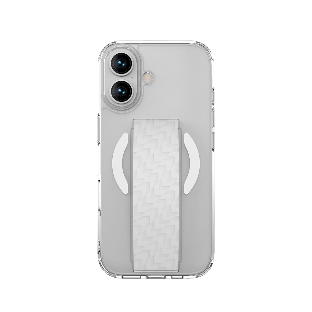 LZEL MagNexa Grip MagSafe Case for iPhone 17 | White