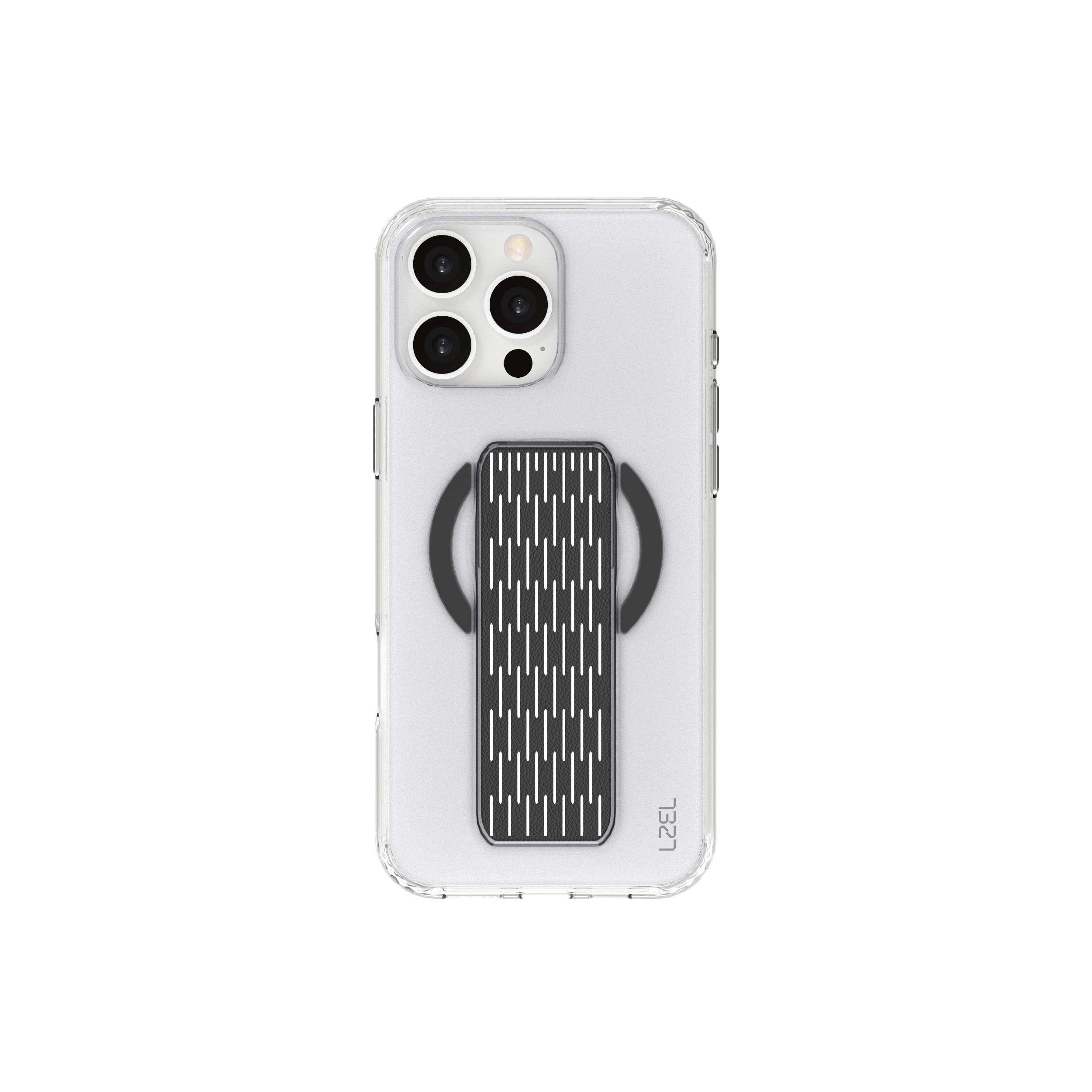 LZEL Clearmag Kickstand Clear Strap Magsafe With Enhanced Edge Protection Case For iPhone 16 Pro Max