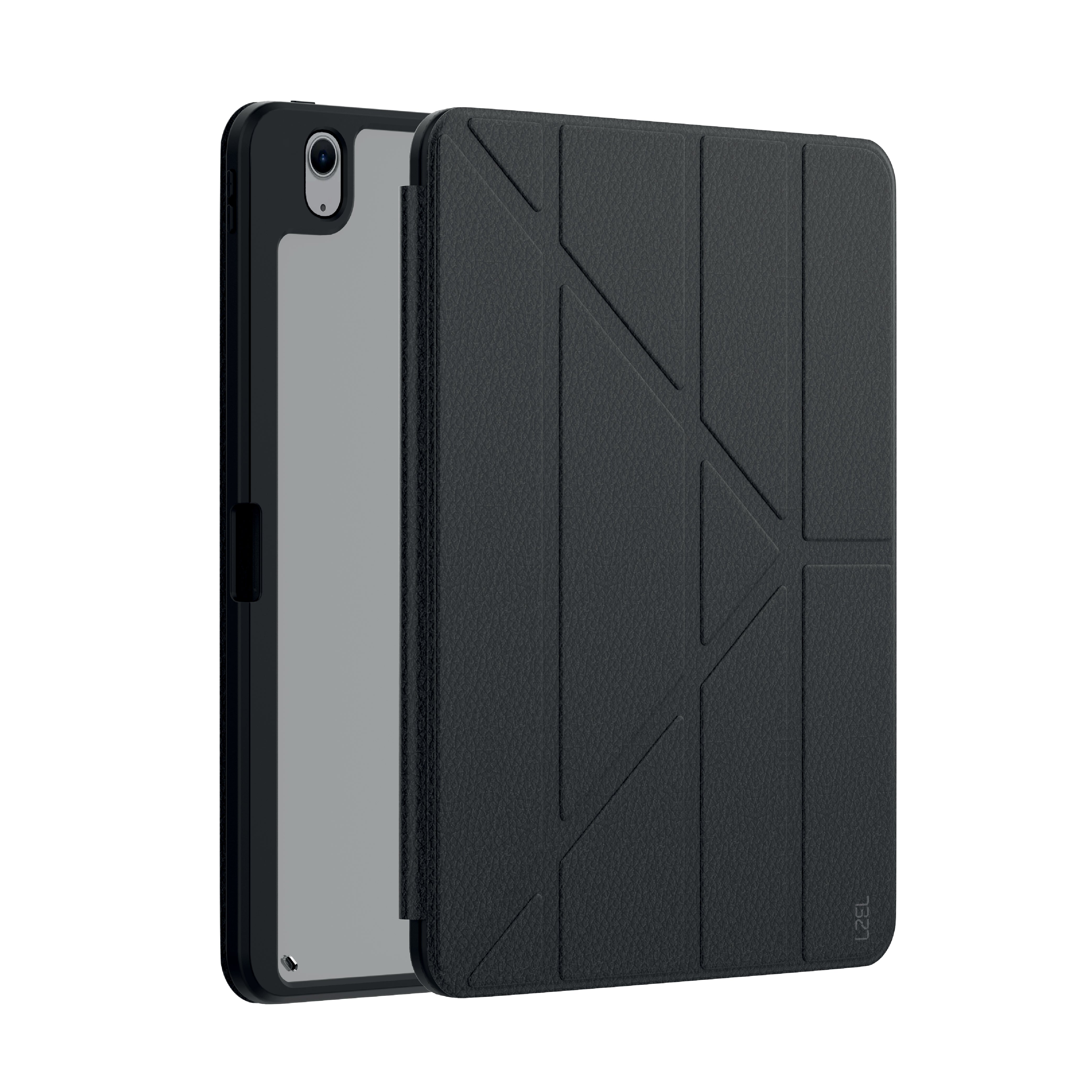 LZEL iPad 10.9" Leather Smart Imperium Folio Series Case | Black
