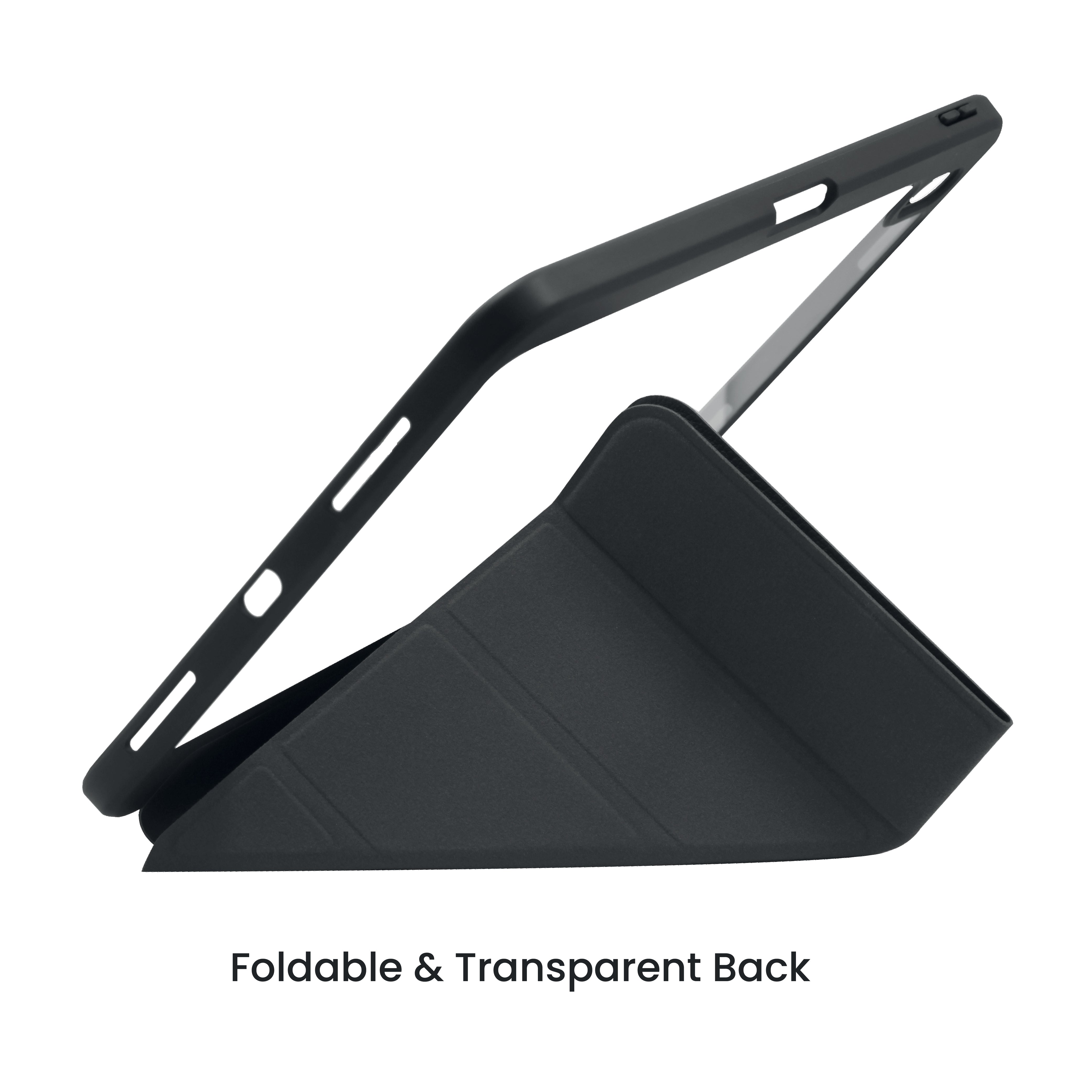 LZEL iPad 10.9" Leather Smart Imperium Folio Series Case | Black