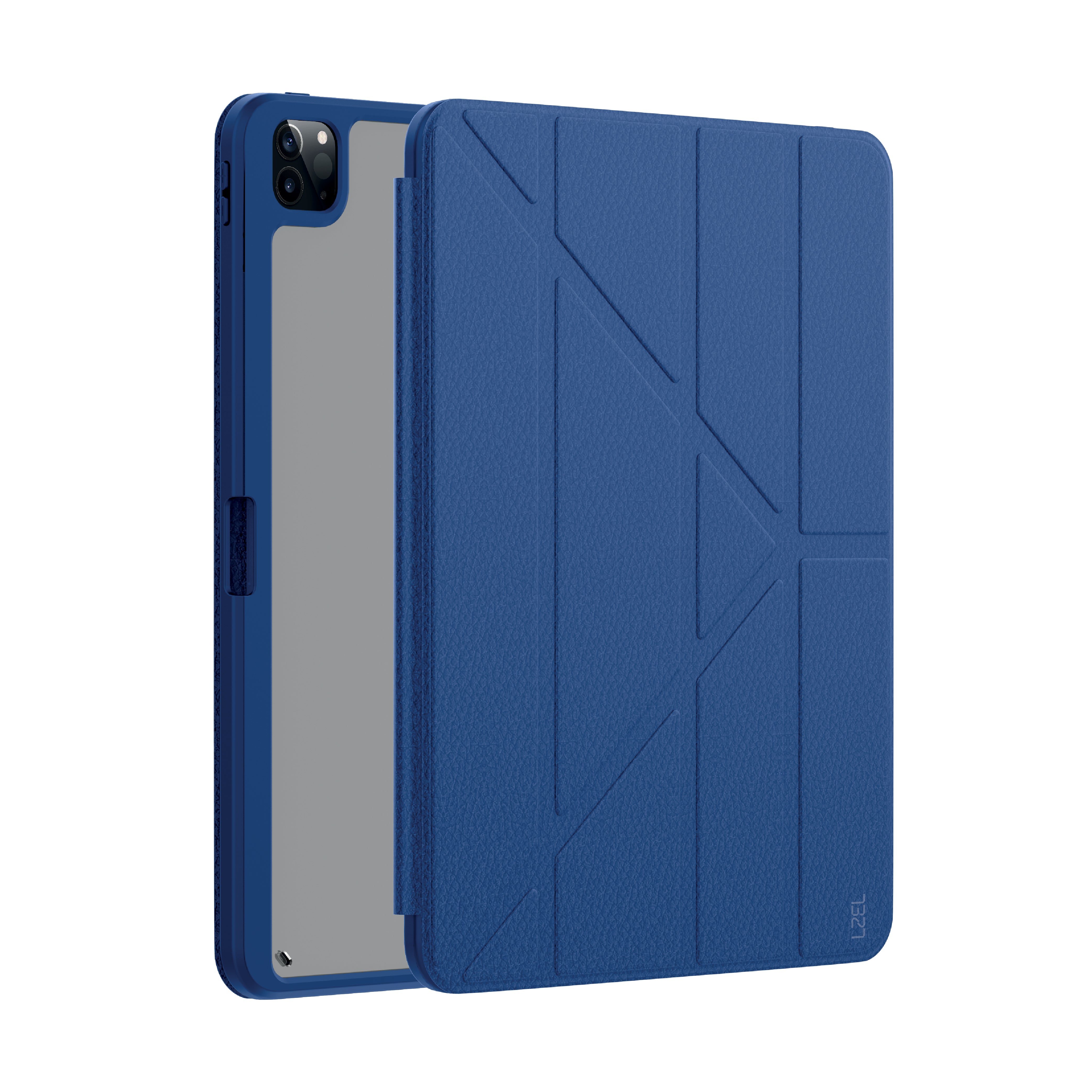 LZEL iPad Pro 11" Leather Smart Imperium Folio Series Case | Blue