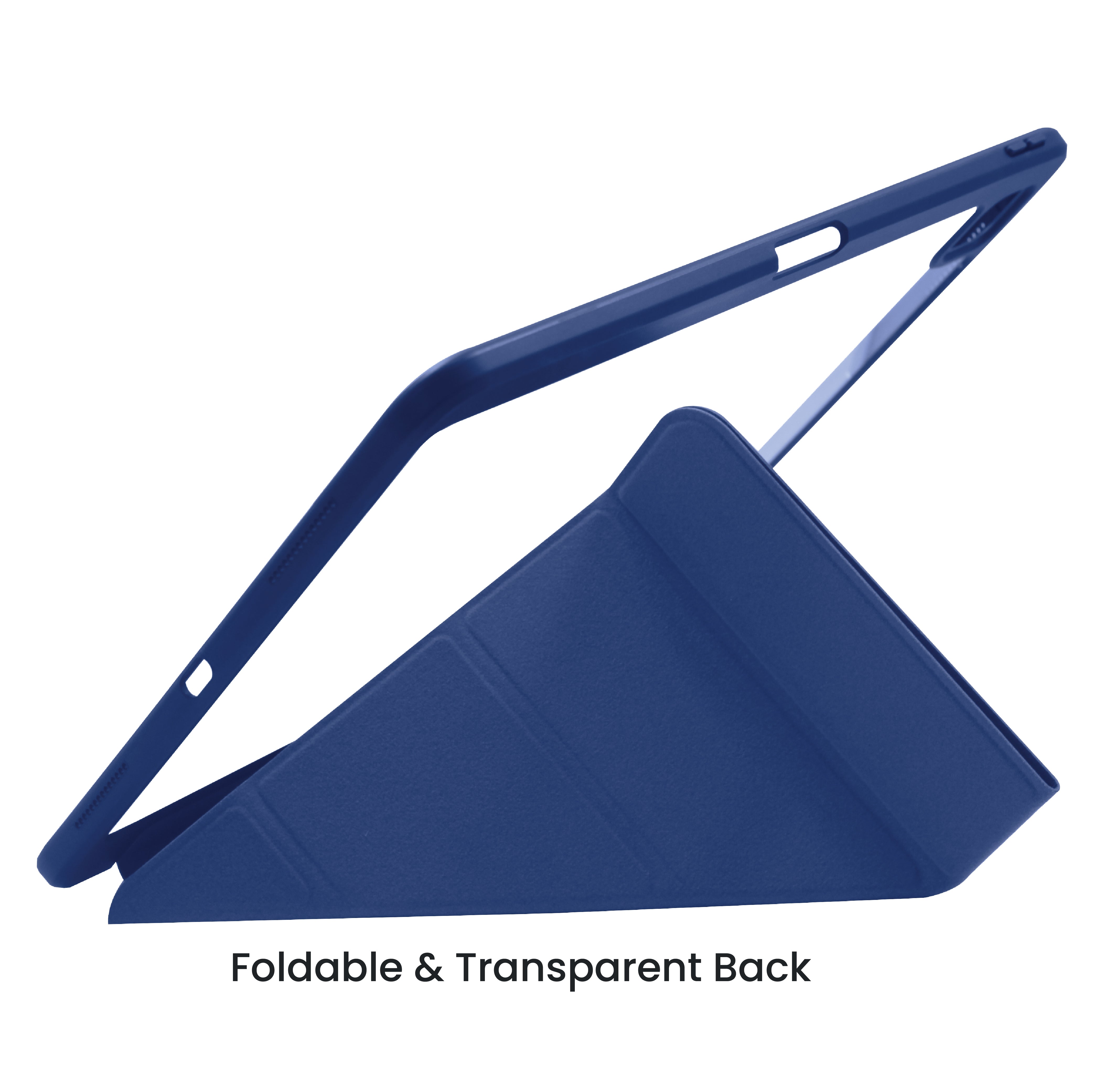 LZEL iPad Pro 13" Leather Smart Imperium Folio Series Case | Blue
