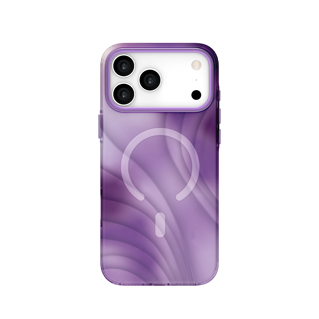 LZEL MagFluxo Craft MagSafe Case for iPhone 17 Pro Max | Purple