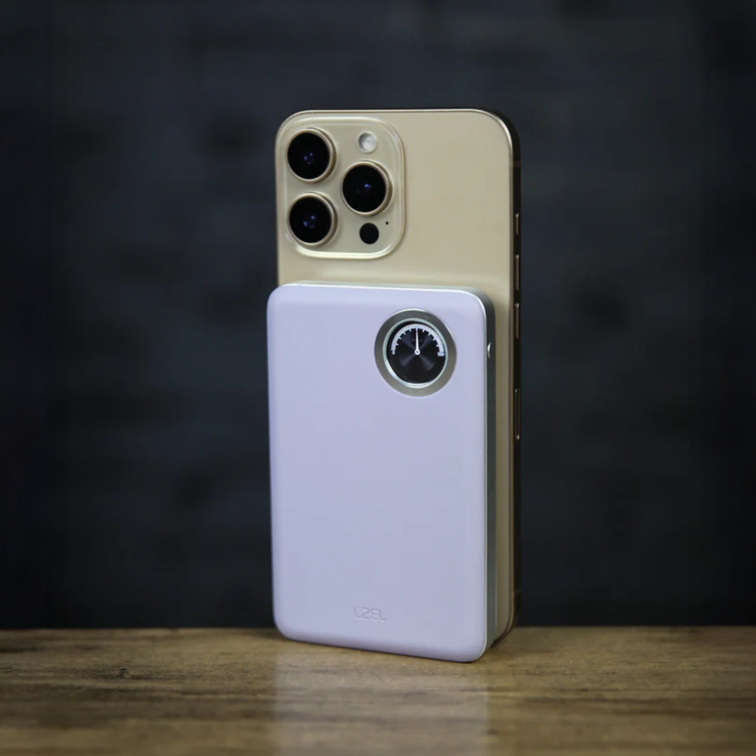 LZEL Novus MagPower 10,000mAh PD MagSafe Power Bank 20W USB-C | Purple