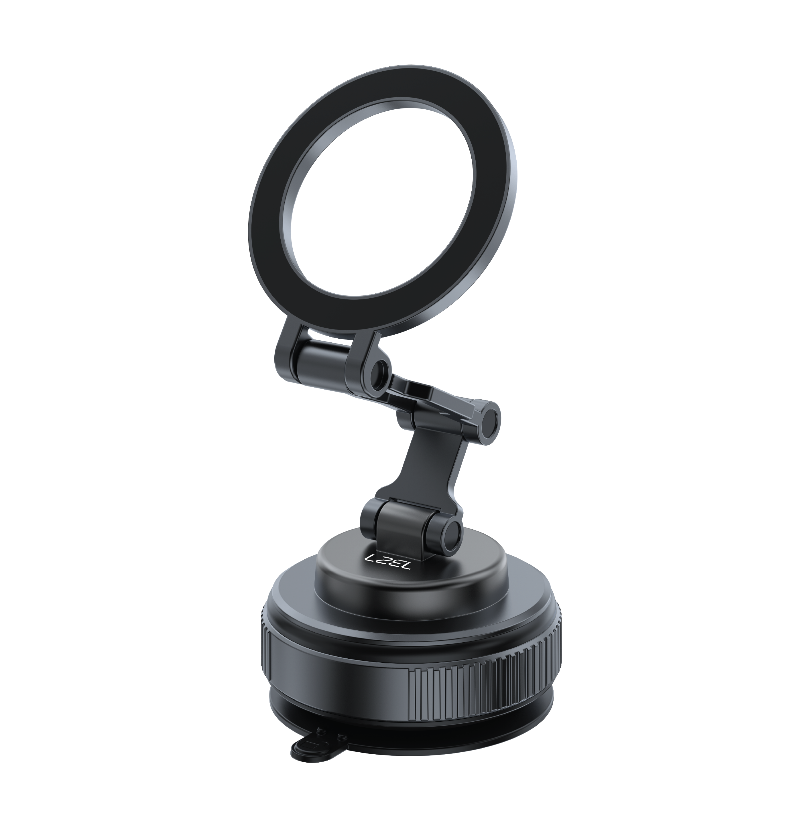 LZEL Magvortex Core Vacuum Suction Phone Holder 360 Rotation | Black