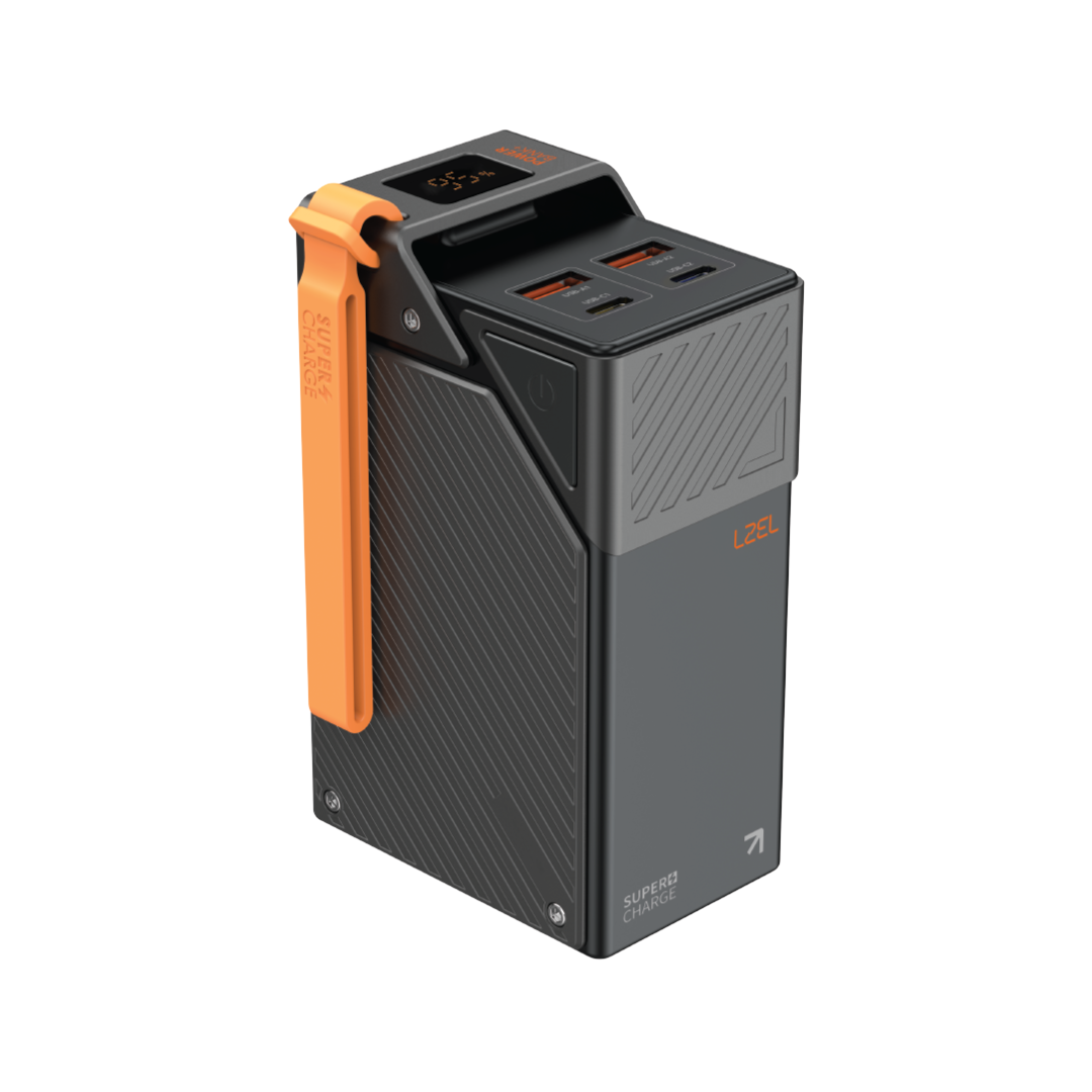 LZEL ZenoFlex UltraCore 30 30000mAh PD Fast Charging Power Bank | Black