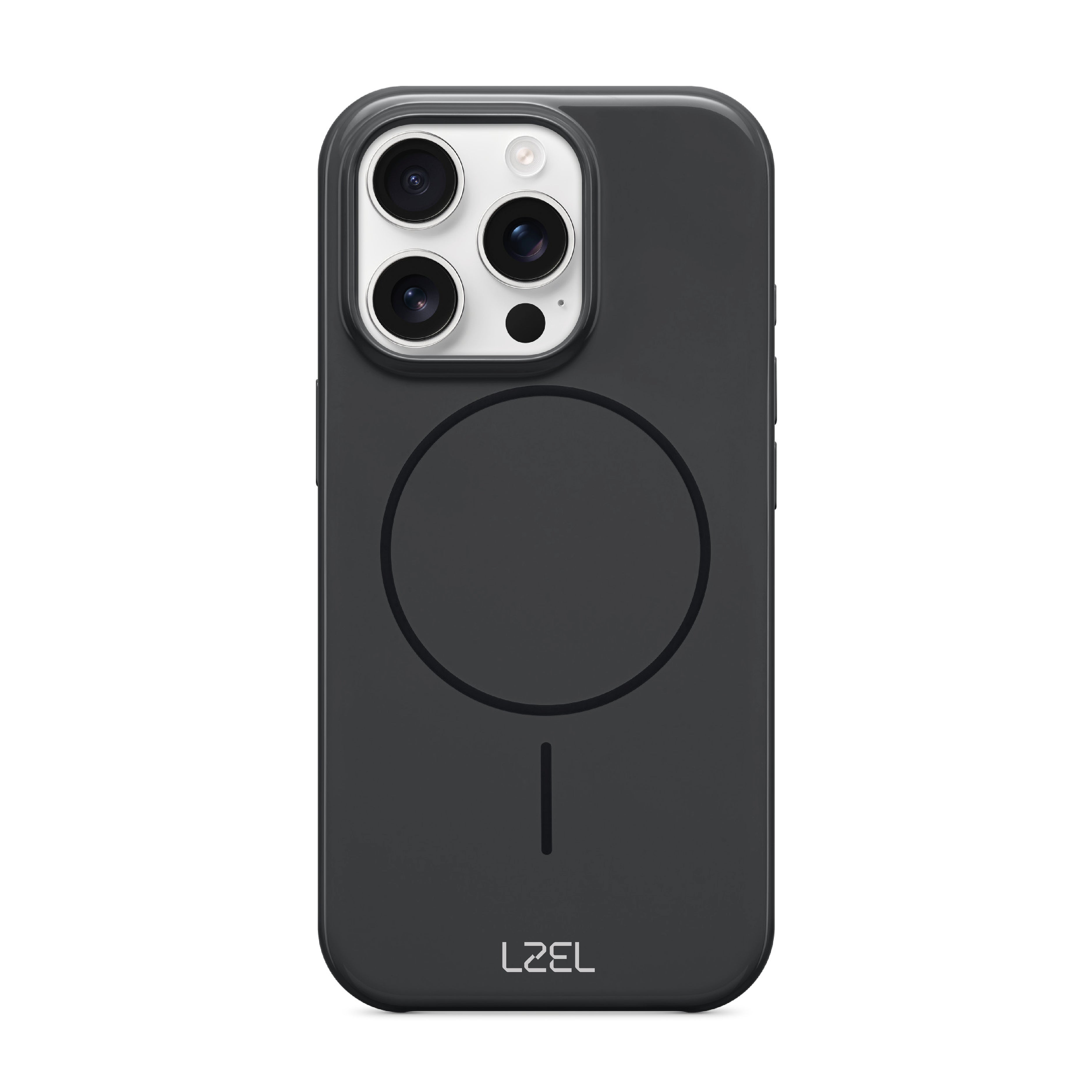 LZEL PrimeMag iPhone 16 Pro Max Liquid Silicone Case With MagSafe | Midnight Black