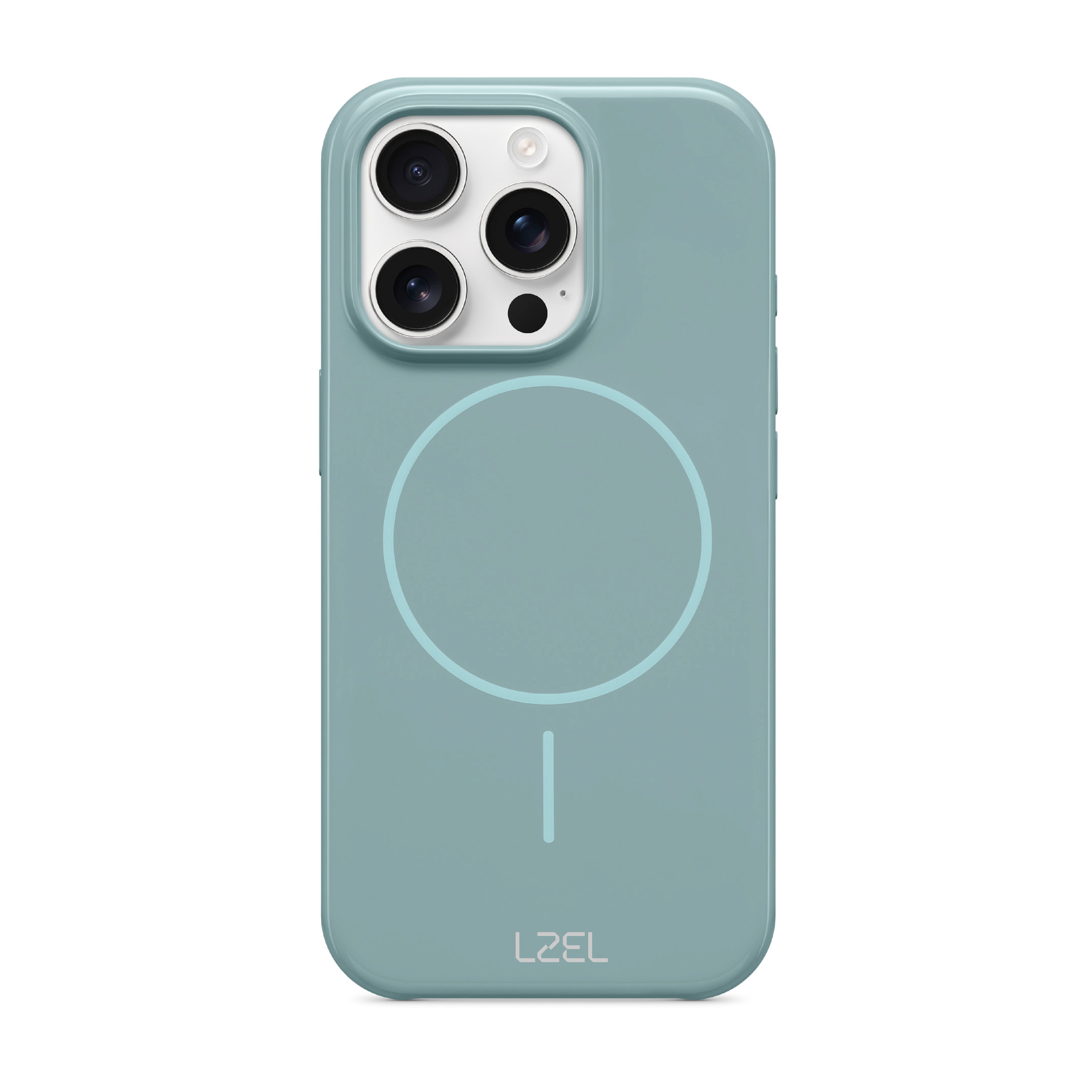 LZEL PrimeMag iPhone 16 Pro Max Liquid Silicone Case With MagSafe | Riptide Blue