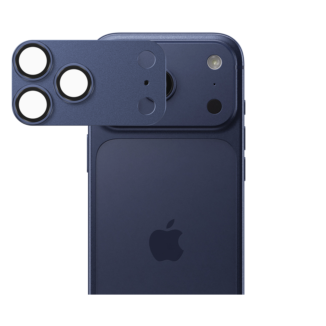 Lzel Metal Tempered Glass Camera For Iphone 17 Pro | Blue