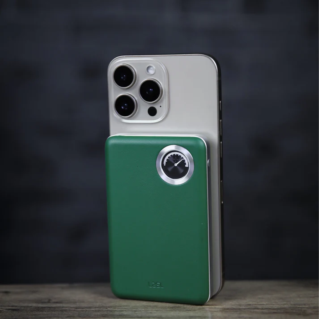 LZEL Novus MagPower 10,000mAh PD MagSafe Power Bank 20W USB-C | Green