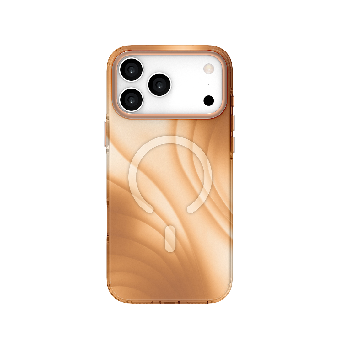 LZEL MagFluxo Craft MagSafe Case for iPhone 17 Pro Max | Caramel