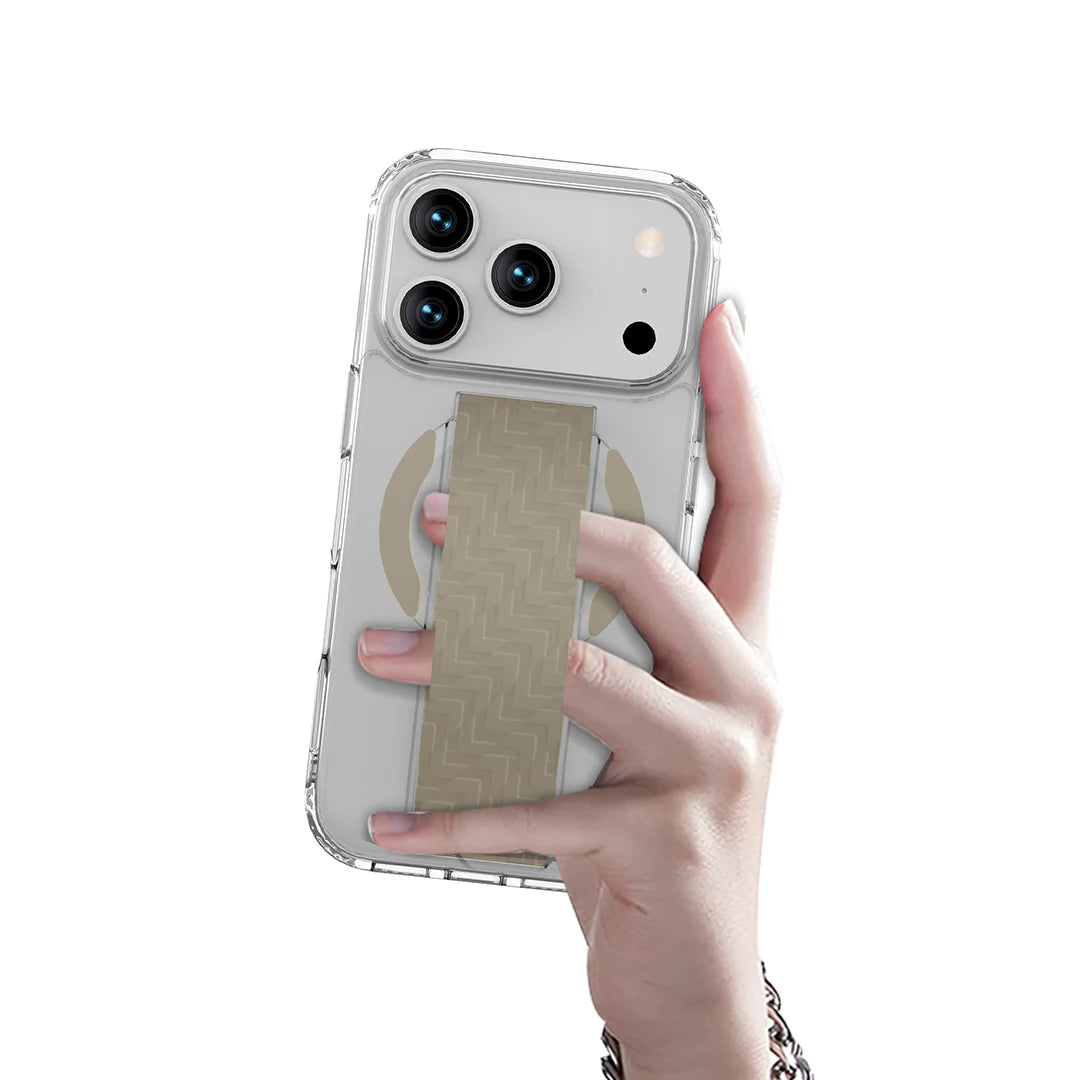 LZEL Magnexa Grip Case for iPhone 17 Pro | Titanium