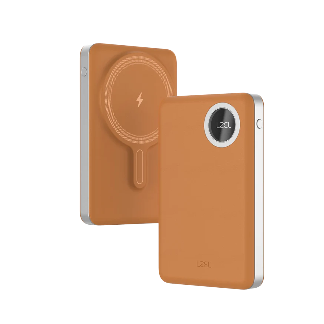 LZEL Novus MagPower 10,000mAh PD MagSafe Power Bank 20W USB-C | Orange